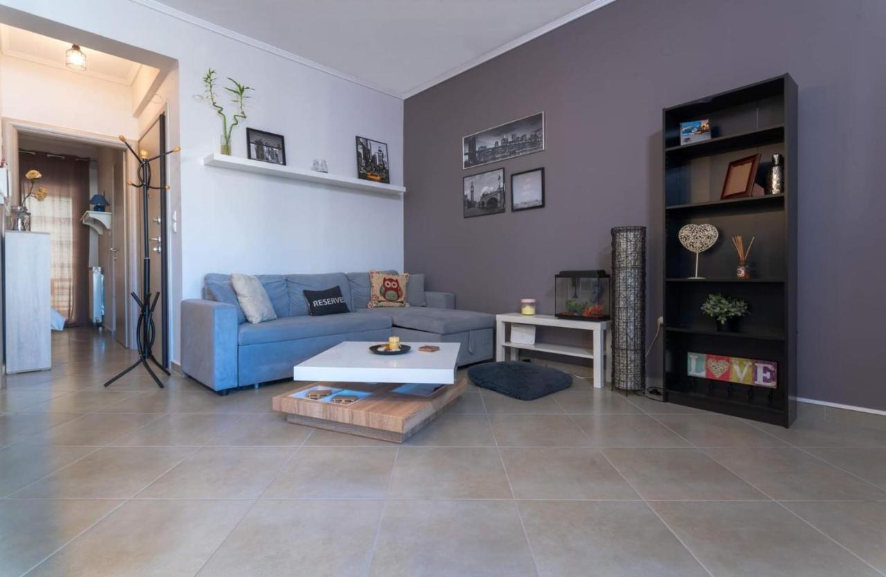 Beautiful & Modern Apartment In Tesalonika Bagian luar foto