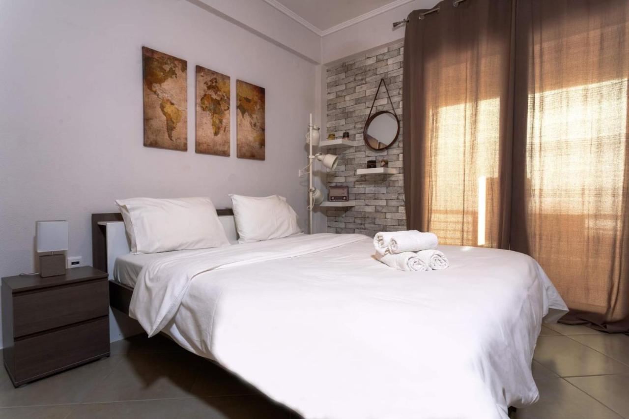 Beautiful & Modern Apartment In Tesalonika Bagian luar foto